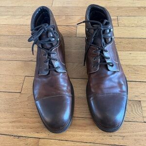 J&M Men’s Leather Cap toe Boots